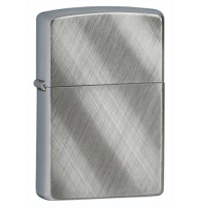Зажигалка ZIPPO Classic с покрытием Brushed Chrome, латунь/сталь, серебристая, матовая, 38x13x57 мм