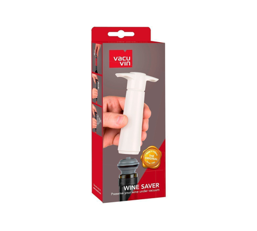 Вакуумный насос Vacu Vin White + 2 пробки