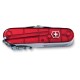 Нож перочинный VICTORINOX Swiss Champ, 91 мм, 33 функции, полупрозрачный красный