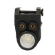 Фонарь подствольный пистолетный SKYWOODS RACCOON DOUBLE LASER, 360 люмен, ЛЦУх2 красн/зел