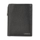 Бумажник для документов Cross Hudson Black, с ручкой Cross, кожа наппа, фактурная, черный
