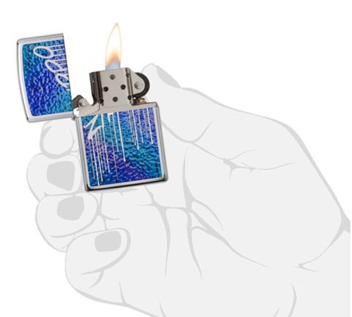 Зажигалка ZIPPO Classic с покрытием High Polish Chrome, латунь/сталь, серебристая, 38x13x57 мм