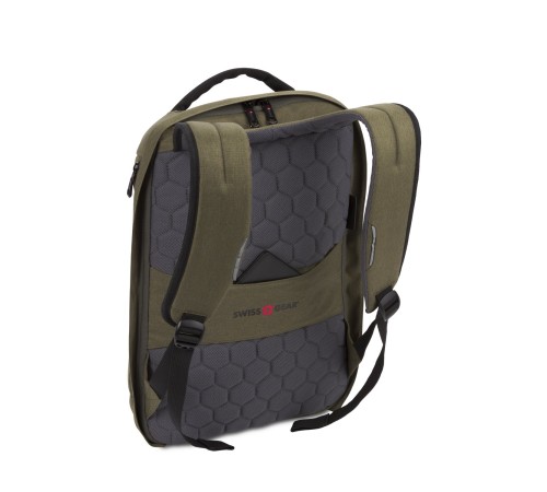 Рюкзак-антивор SWISSGEAR 15'', хаки, Heather 600D, 31 x 16 x 47 см, 23 л