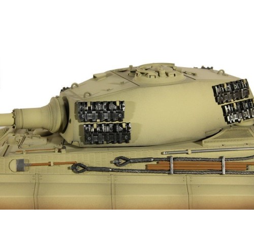 Радиоуправляемый танк Torro King Tiger, башня Henschel (Metal Edition) 1/16, ВВ-пушка V3.0 2.4G RTR