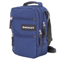 Сумка-планшет WENGER, синий, полиэстер M2, 22x9x29 см