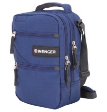Сумка-планшет WENGER, синий, полиэстер M2, 22x9x29 см