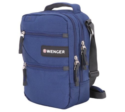 Сумка-планшет WENGER, синий, полиэстер M2, 22x9x29 см