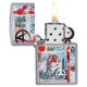 Зажигалка ZIPPO Anarchy Design с покрытием Street Chrome™, латунь/сталь, серебристая, 38x13x57 мм