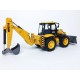Металлический колесный экскаватор HUI NA TOYS 1/50