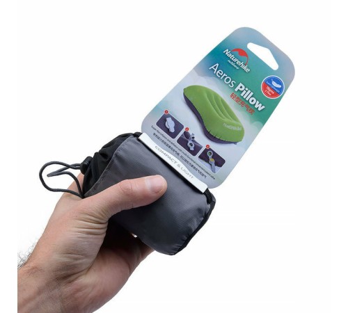 Подушка Naturehike aeros NH17T013-Z надувная оранжевая, 6927595718261