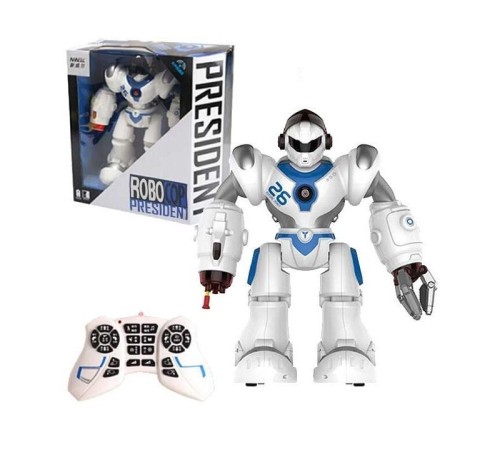 ИК робот AMWELL 7088 Robocop, звук, свет, танцы, сенсор, стреляет снарядами