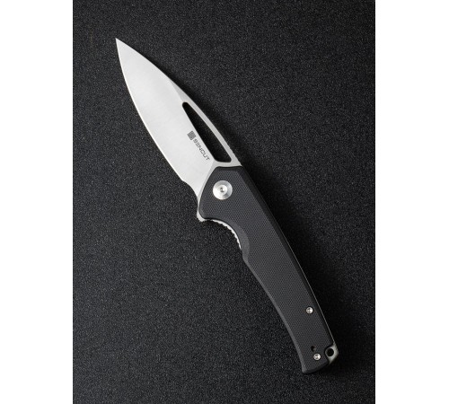 Складной нож SENCUT Mims 9Cr18MoV Steel Satin Finished Handle G10 Black