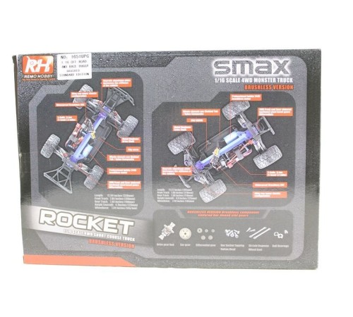 Радиоуправляемая багги Remo Hobby Dingo UPGRADE (красная) 4WD 2.4G 1/16 RTR