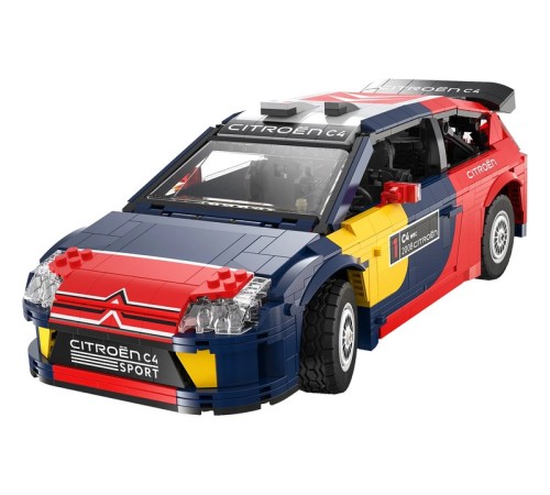 Конструктор CaDA раллийный автомобиль 2008 Citroen C4 WRC 1/12 (1569 деталей)