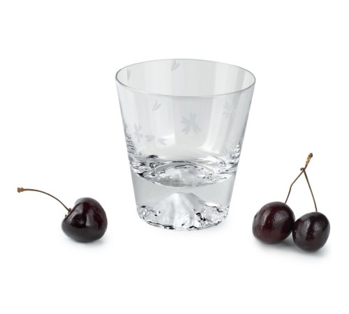 Стакан TAJIMA GLASS Фудзи Сакура Кирико 270 мл, 1 шт