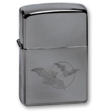 Зажигалка ZIPPO с покрытием High Polish Chrome, латунь/сталь, серебристая, глянцевая, 38x13x57 мм