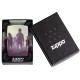 Зажигалка ZIPPO Zombie Design с покрытием 540 Matte, латунь/сталь, белая, матовая, 38x13x57 мм