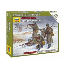 Сборные солдатики ZVEZDA Советская пехота 1941-43гг. (зима), 1/72