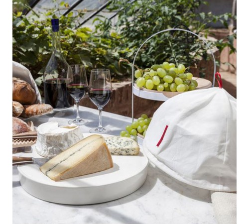 Поднос с текстильным колпаком L'Atelier du Vin Plateau Ring & sa Cloche Textile