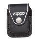 Чехол Zippo для зажигалки из натуральной кожи с клипом, черный, 57х30x75 мм