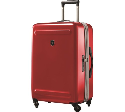 Чемодан VICTORINOX Etherius, красный, поликарбонат Bayer, 45x30x67 см, 65 л