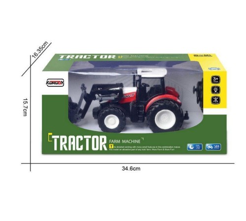 Р/У фермерский трактор Korody с вилочным погрузчиком 1/24 2.4G 6CH RTR