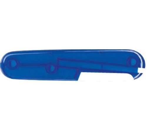 Задняя накладка для ножей VICTORINOX 91 мм, пластиковая, полупрозрачная синяя
