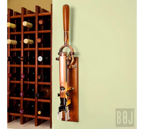 Штопор настенный для вина Boj Traditional Wall Corkscrew Old Copper
