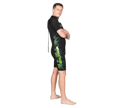 Короткий мужской гидрокостюм Salvimar GARDA Splashy Short Men, 3мм, L
