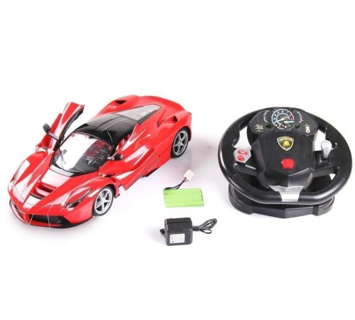 Р/У машина MZ Ferrari La Ferrari 2088F 1/10 GYRO-руль, (открываются двери) +акб