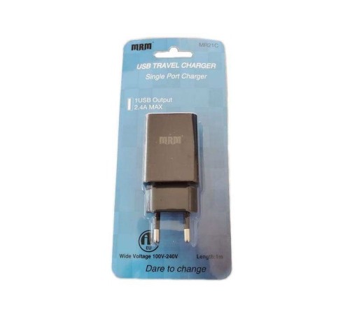 Сетевое зарядное устройство MRM MR21 1xUSB 5V/2.4 A