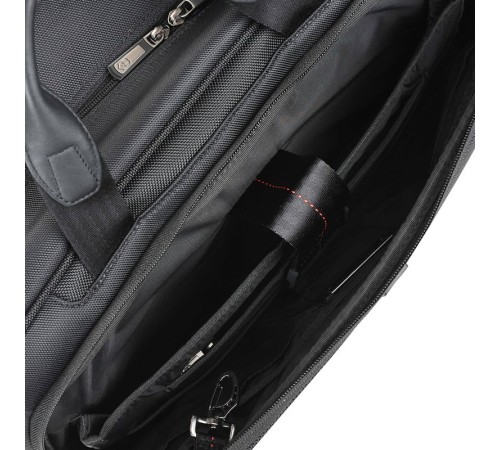 Бизнес-сумка VICTORINOX VX One Business Duffel 15,6'', чёрная, нейлон 1000D/кожа, 54x20x34 см, 37 л