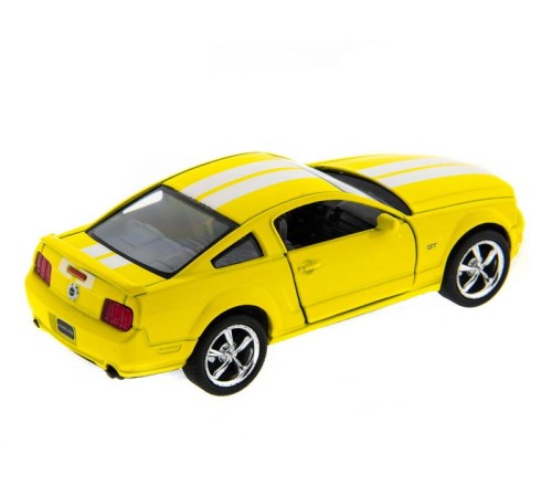 Машина Kinsmart 1:38 Ford Mustang GT с полосками инерция (1/12шт.) б/к