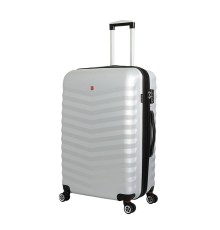 Чемодан SWISSGEAR FRIBOURG, серебристый, АБС-пластик, 45x27x66 см, 64 л