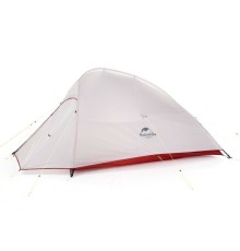 Палатка Naturehike Сloud up 2 20D NH17T001-T двухместная с ковриком, серая, 6927595724668