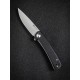 Складной нож SENCUT Neches 10Cr15CoMoV Steel Satin Handle G10 Black