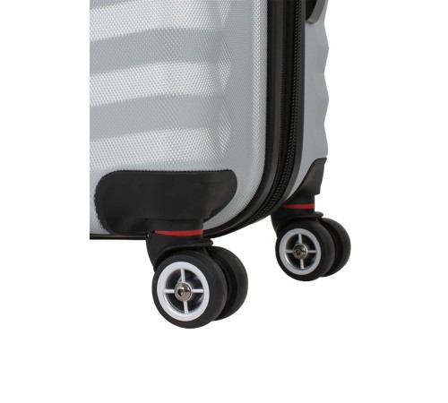 Чемодан SWISSGEAR FRIBOURG, серебристый, АБС-пластик, 45x27x66 см, 64 л