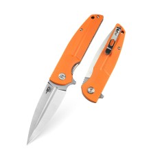 Нож Bestech Fin сталь 14C28N, рукоять G10 оранжевая