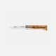 Нож Opinel №8 Animalia, нержавеющая сталь, рукоять дуб, гравировка бизон