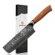 Нож из дамасской стали для хлеба Keemake 8 Inch Bread Knife, черный