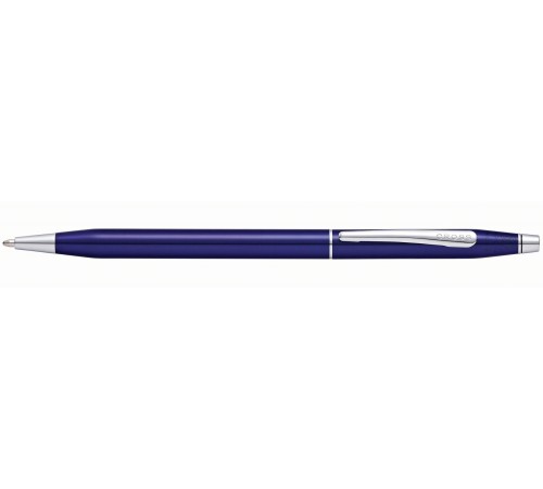 Шариковая ручка Cross Classic Century Translucent Blue Lacquer, цвет ярко-синий