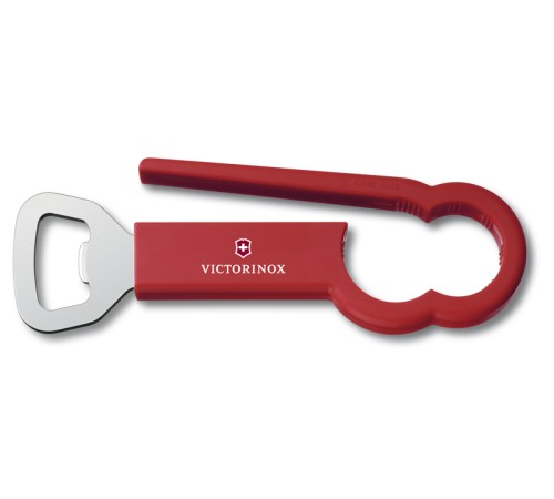 Открывалка для бутылок VICTORINOX Pet, сталь/пластик, красная