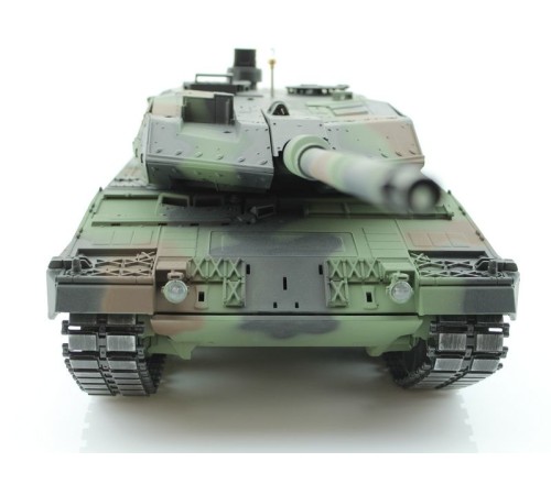 Р/У танк Taigen 1/16 Leopard 2 A6 (Германия) (для ИК танк. боя) САМО 2.4G RTR, деревянная коробка