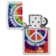Зажигалка ZIPPO Woodstock® с покрытием White Matte, латунь/сталь, белая, матовая, 38x13x57 мм