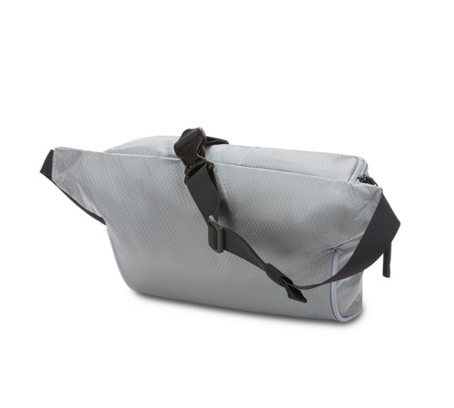 Сумка на пояс SWISSGEAR, светло-серая, полиэстер с плетением рип-стоп, 38 x 5 x 15 см