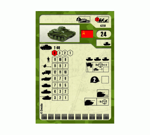 Сборная модель ZVEZDA Советский легкий танк Т-60, 1/100