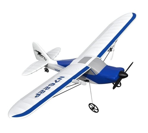 Радиоуправляемый самолет Volantex RC Sport Cub 400мм (синий) 2.4G 2ch LiPo RTF with Gyro