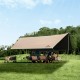 Тент Naturehike Yunxiao Canopy Lite CNK2350WS015, 150D, 400-315*292 см для кемпинга, светло-коричневый (с двумя стойками), 6976023926341