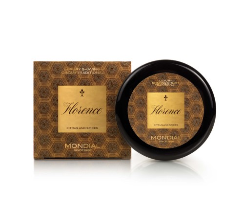 Крем для бритья в пластиковой чаше MONDIAL FLORENCE LUXURY SHAVING CREAM TRADITIONAL, 150 мл