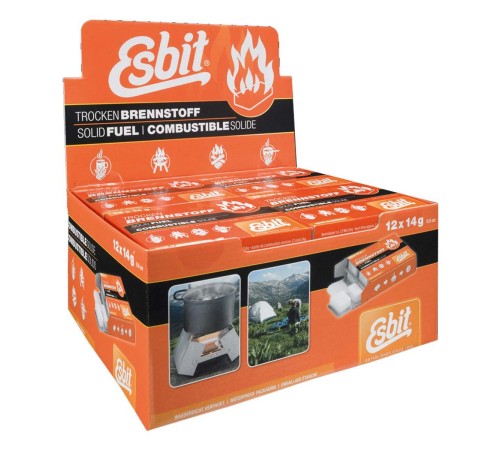 Твердое топливо Esbit таблетированное 12 x 14г, 00101200
